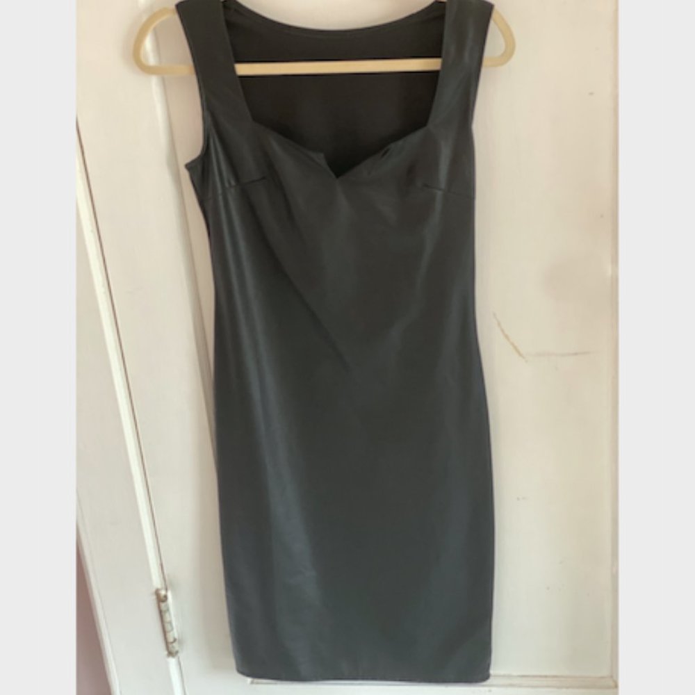 Faux Leather dress